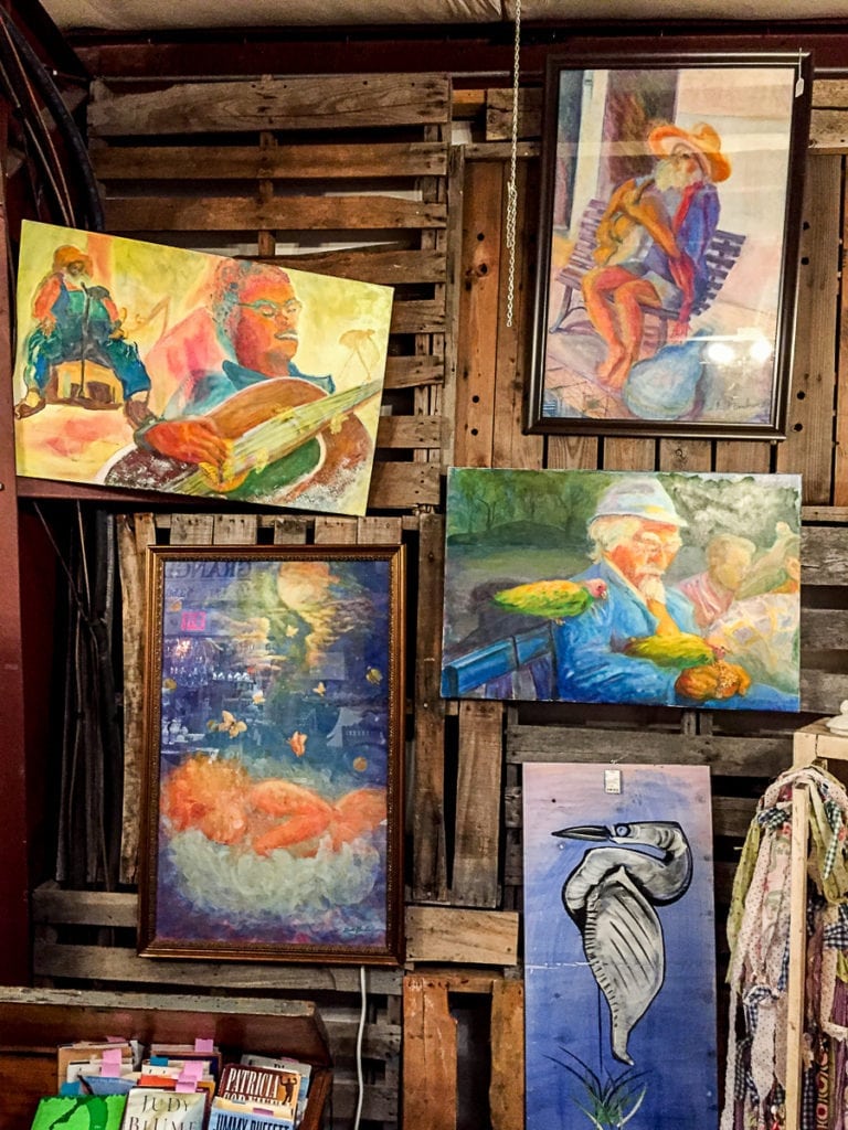 Stuart Fleishman Artwork • Stuart has been painting since 1980.  He works with soft pastels on yupo paper and acrylics on canvas. He has won many awards and has a gallery in Wilmington, NC. His use of color & images is extraordinary. You will want to bring one home!