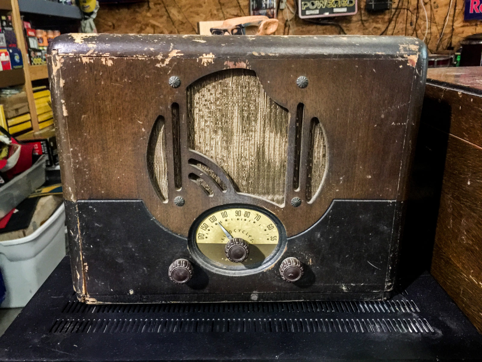 Antique Radio • This is an oldie but a goodie! Not many of these sitting around. It will definitely start a conversation.