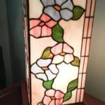 Flower Stained Glass Lamp •