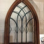 Cathedral Arch Window Decor • Measures 40" x 26". Great decor item to hang on a wall or sit on a mantle or console table. Ready for paint or stain if desired.