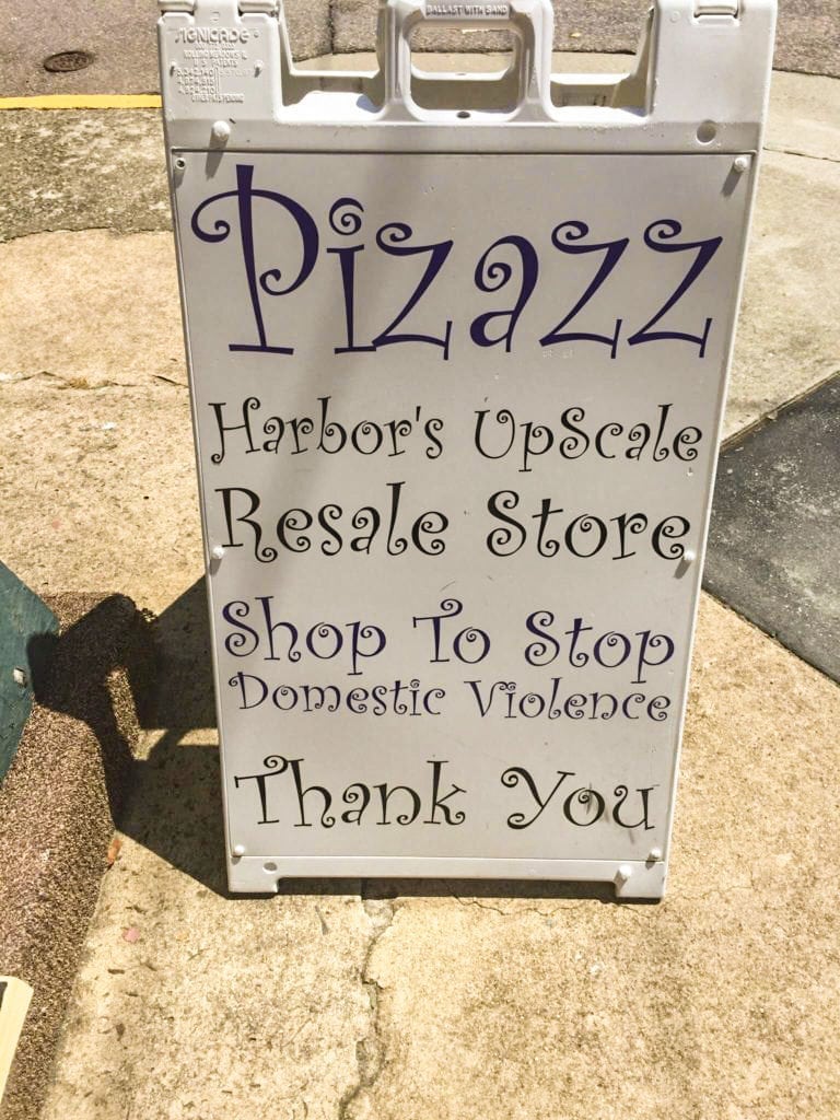 Shop To Stop Domestic Violence • All profits from our Pizazz stores go directly back to Harbor Shelter to maintain and sustain our emergency shelter for women & children who are victims of domestic violence.