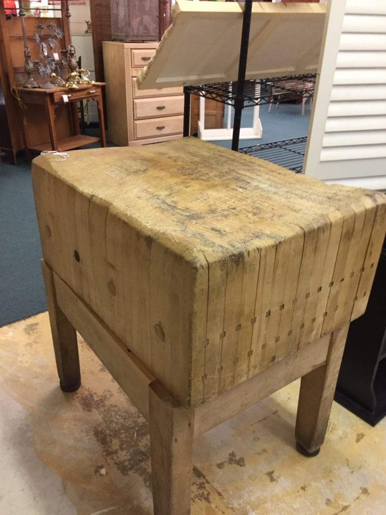 Butcher block • Antique Butcher Block