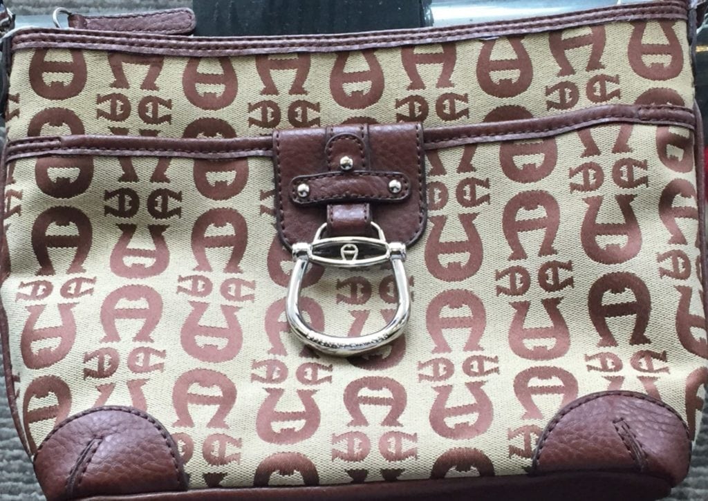 Aigner handbag • Designer Aigner handbag. Great Christmas gift.