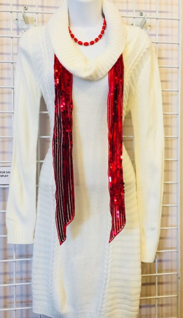 Winter white sweater dress • Gorgeous winter white sweater dress. Size medium!