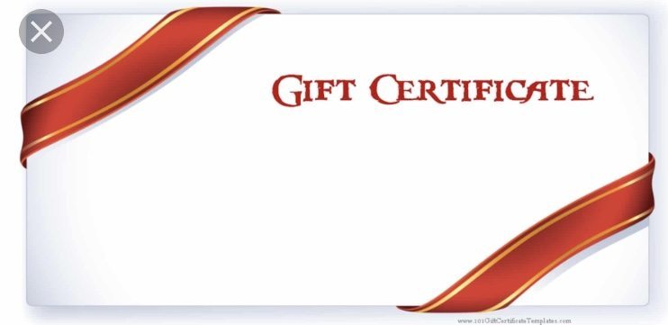 Gift Certificate • Our gift certificates make great gifts. They can be used towards the purchase of any of our fabulous vintage decor items, our beautiful ReDesigned furniture, or any of our services: furniture ReDesign, custom lighting design, barn door design and more!