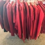 Red Sweaters Galore! • We have a nice selection of red sweaters in various sizes. Come on in and try one on! Everyone needs a red sweater for the Holidays!
