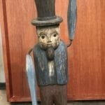 Abe Lincoln primitive whirligig • Sold! 
We are always on the lookout for unusual and different vintage items like this. If you’re looking for something special, we can reach out to our contacts. If you have something you’d like to sell, contact us! We’d love to make you an offer!