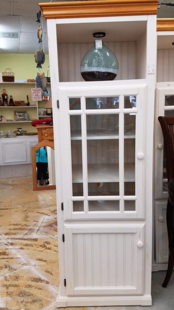 White tower cabinet • We have 2 for sale separately