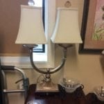 Double shade table lamps • Elegant styling that will add a touch of flair to any room!