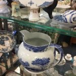 Blue and White • Pitcher, Dishes, Platters and misc pieces