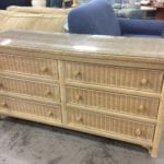 Vintage Henry Link wicker dresse • This is in like new condition. Has glasstop. A quality piece.