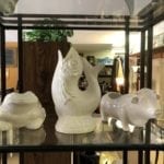 Ceramic Aninals • White Ceramic Animal vase, and plant pots.