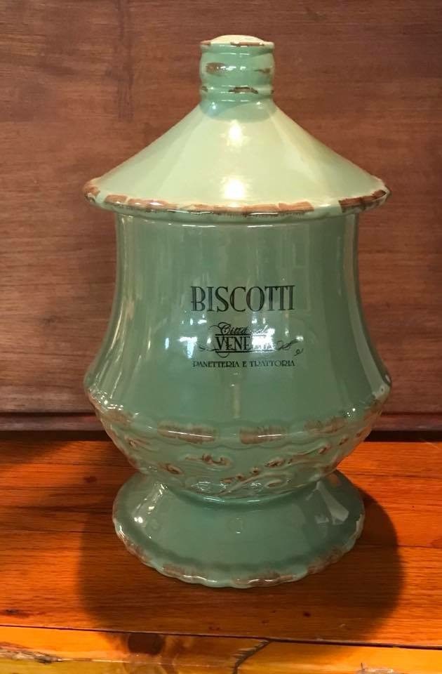 Biscotti Jar • Cute jar to keep treats for your two-legged OR your four-legged children!