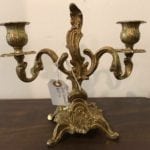 Vintage brass candleholders • We have a pair of these lovelies! We love the Light & ambiance that candles provide in all decor styles. They are beautiful as they are, but can certainly be updated with a new custom finish. 
Price is per item & does not include custom finish.