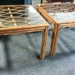 Larger Coffee or End Tables (2) • I have two larger coffee tables or end tables depending on where you’re using it at could be used for either depending on the space these are 29 1/2” by 29 1/2” by 20” tall they are $40 each