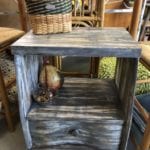 Upcycled Chairside Table •