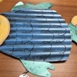 Cute Metal Fish Decor • Nice metal fish decor.  Perfect for a beach house or condo with a decorating beach theme. Only $29