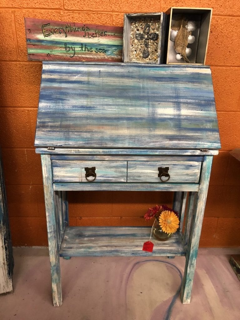 Small Upcycled Writing Desk •