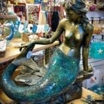 Light up Mermaid Statue • Extremely unique light up mermaid. Great for an entrance way and wonderful conversation piece.