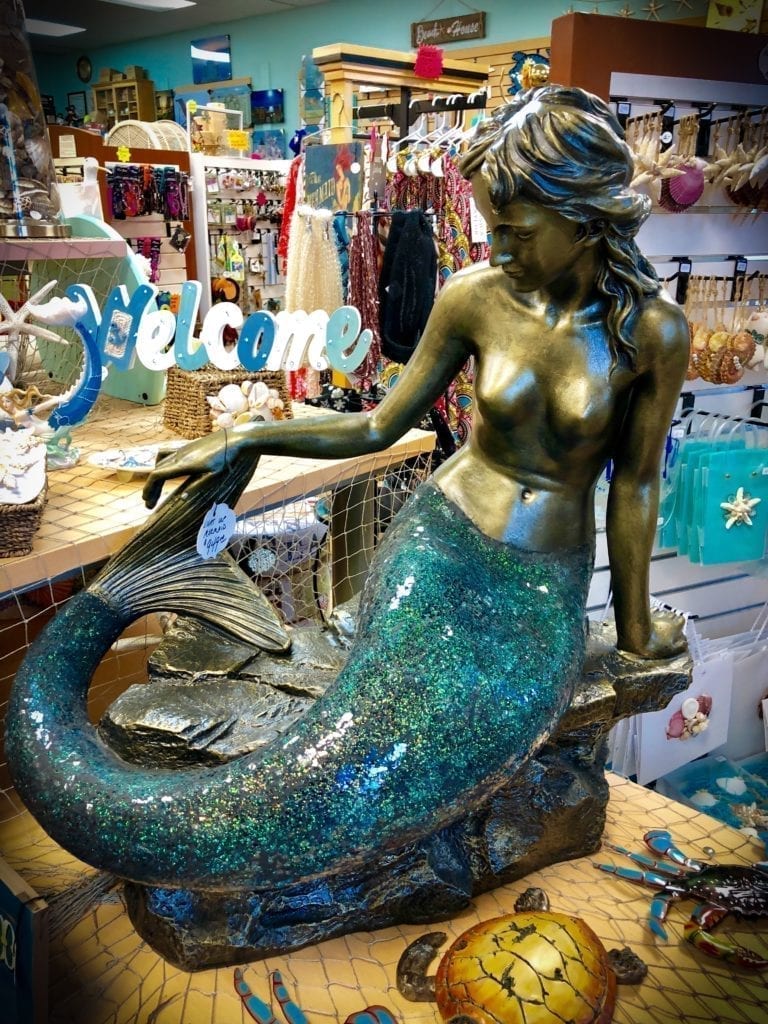 Light up Mermaid Statue • Extremely unique light up mermaid. Great for an entrance way and wonderful conversation piece.