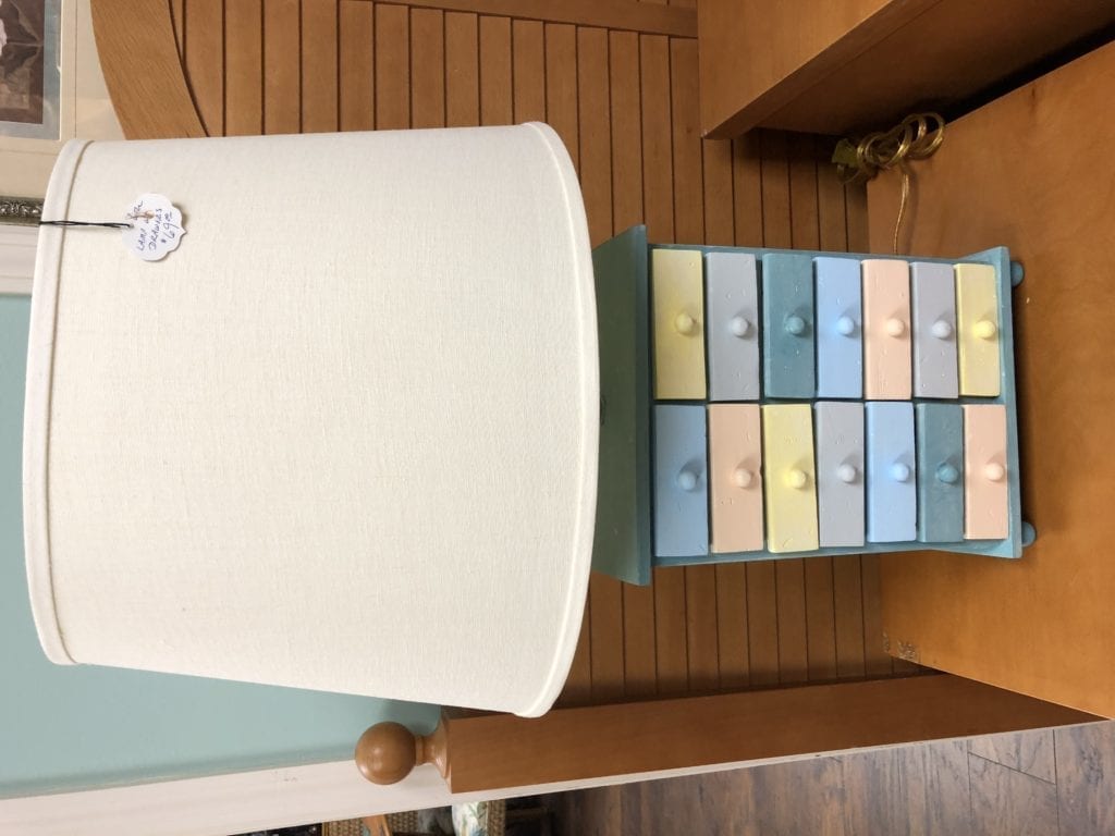 Lamp with Drawers •