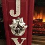 “Joy” Christmas Decor • Ready for some Holiday decor? This piece is uniquely yours-not massed produced and is sure to brighten your Holidays! Measures 13”x29”. 
Available for pickup in Murrells Inlet/Garden City.
Contact me for delivery options.