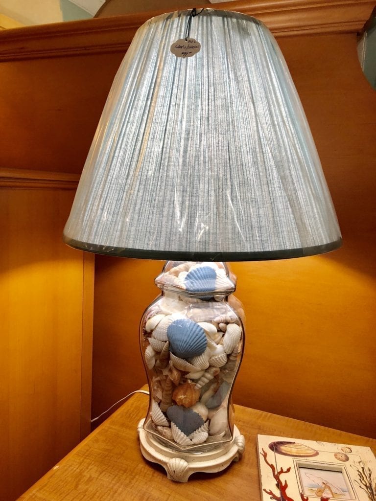 Lamp with Shells •