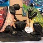 Dueling Turtle and Frog • Adorable light up dueling turtle and frog. Makes a great unique gift for someone who loves animals of all kinds..