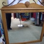 Hanging Mirror • Nice mirror, approximately 4x4